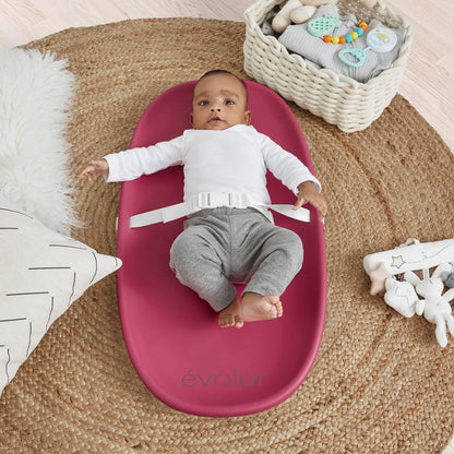 Eva Changing Pad, Waterproof EVA Foam, Safety Strap, White
