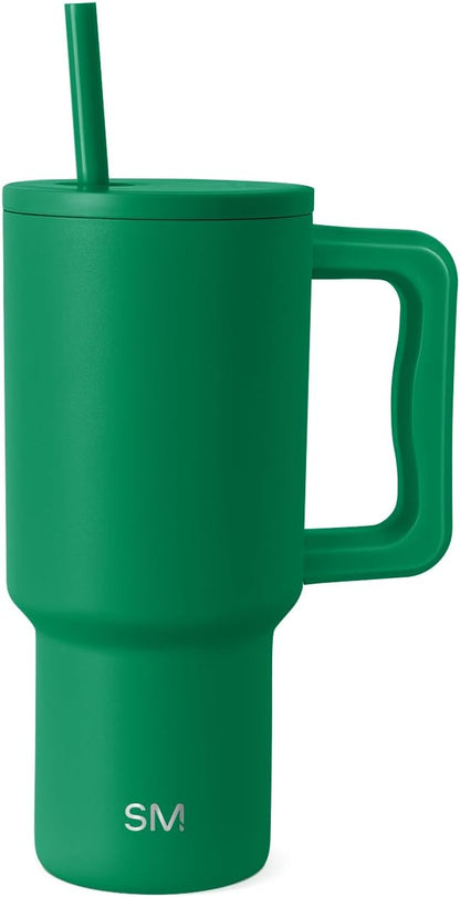 Tumbler with Handle and Straw | 40oz | 80s Mix | Trek Tumbler, Travel Mug | Insulated Water Bottle, Cupholder Friendly, Stainless Steel Cup | 80s Mix - Colors A