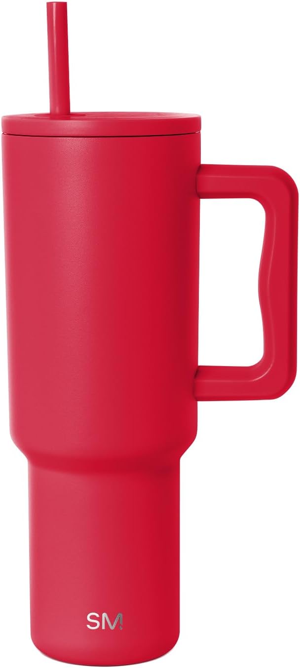 Tumbler with Handle and Straw | 40oz | 80s Mix | Trek Tumbler, Travel Mug | Insulated Water Bottle, Cupholder Friendly, Stainless Steel Cup | 80s Mix - Colors A