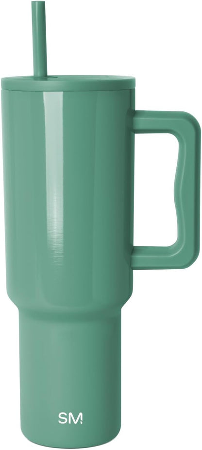Tumbler with Handle and Straw | 40oz | 80s Mix | Trek Tumbler, Travel Mug | Insulated Water Bottle, Cupholder Friendly, Stainless Steel Cup | 80s Mix - Colors A