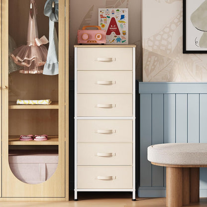 Tall Dresser for Bedroom, 7 Drawer Dresser, Black
