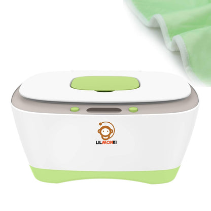 Wet Wipe Warmer and Dispenser - For Baby Wipes - BPA-Free - Includes Bonus Changing Pad