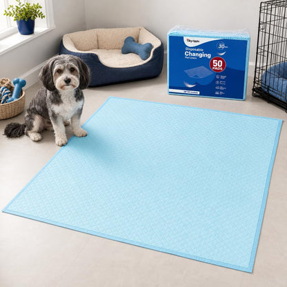 Pack 100 Disposable Baby Changing pad 18"x24" - Super Absorbent Soft & Durable Portable Changing Pad - Perfect for Use as Diaper Changing Pad, Underpads, Pets & for Everyday Essentials