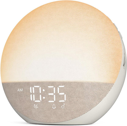 Sunrise Alarm Clock White Noise Machine: Natural Wake Up Light