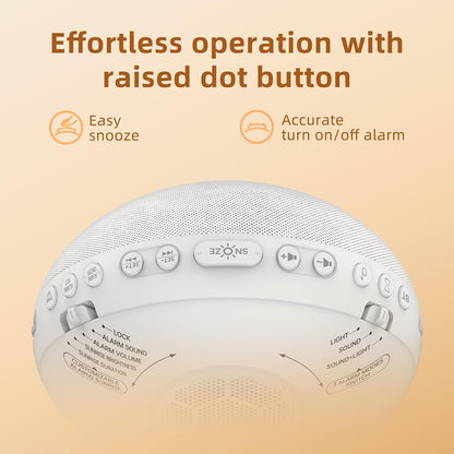 Sunrise Alarm Clock White Noise Machine: Natural Wake Up Light