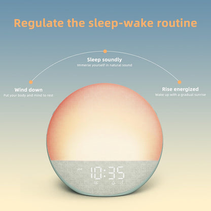 Sunrise Alarm Clock White Noise Machine: Natural Wake Up Light