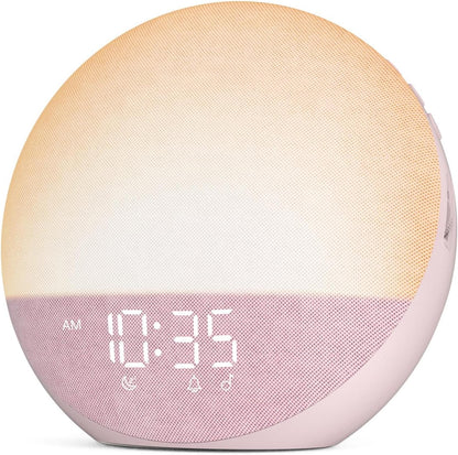 Sunrise Alarm Clock White Noise Machine: Natural Wake Up Light