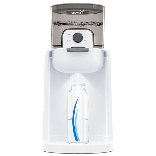 Instant Baby Bottle Warmer with Night Light, Precise 4-Temp Control | Warm Water Ready in Seconds, Formula Preparation Made Easy, 72H Smart Thermostat, Detachable Tank, Midnight Feeding Essential