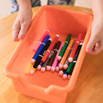 15-Bin Mobile Organizer with Shelf, Removable Bins, Sand/Assorted