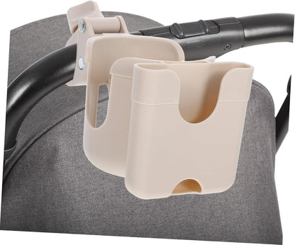 Multi-Functional Stroller Drink Holder with Phone Mount and Bottle Organizer Cup Holder Rack for Bikes Scooters and Kayaks Easy Install Double-Lock System
