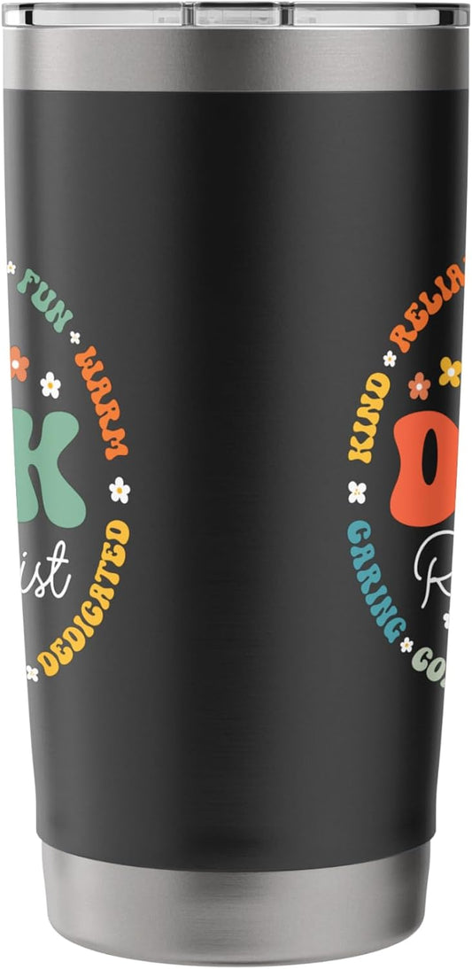 Front Desk Receptionist Appreciation Admin Squad Stainless Steel Insulated Tumbler