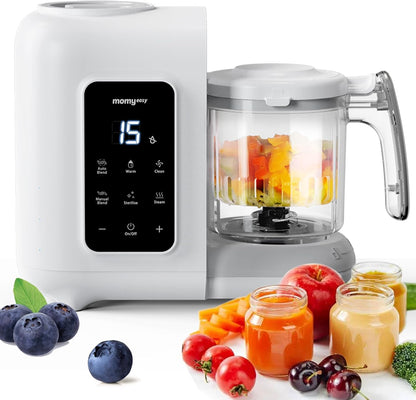 Baby Food Maker, Baby Food Processor with Steam & Grinding