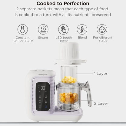 Baby Food Maker, Baby Food Processor with Steam & Grinding