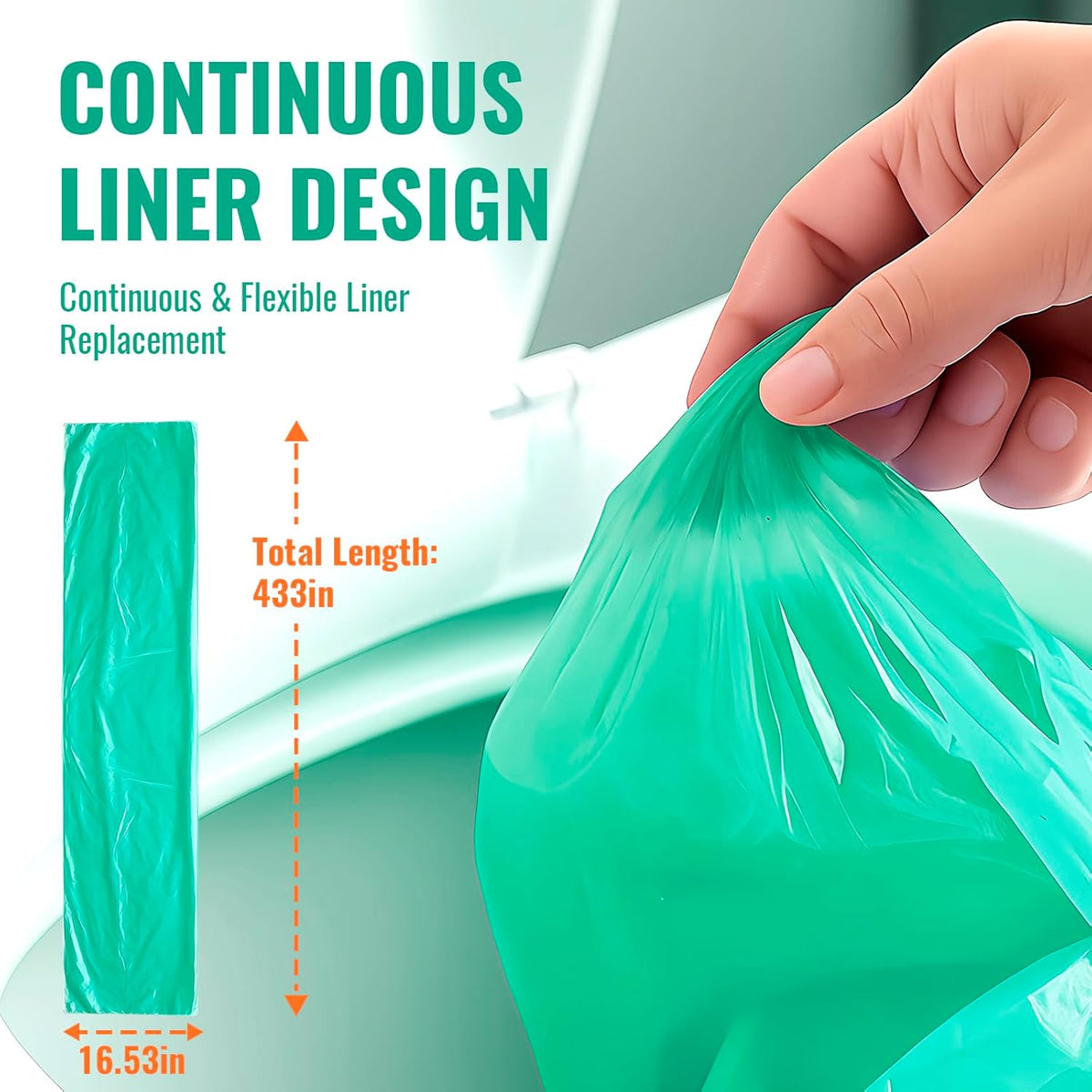 Compatible with Diaper Dekor Plus Diaper Pail Refills | Lemon Scent 2 Count | Extra Thick Leak Proof Odor Control | Most Economical Refills for Diaper Dekor Classic & Eko Style Pails