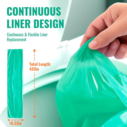Compatible with Diaper Dekor Plus Diaper Pail Refills | Lemon Scent 2 Count | Extra Thick Leak Proof Odor Control | Most Economical Refills for Diaper Dekor Classic & Eko Style Pails