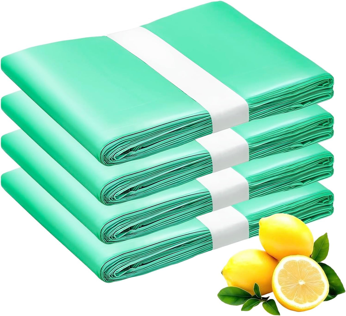 Compatible with Diaper Dekor Plus Diaper Pail Refills | Lemon Scent 2 Count | Extra Thick Leak Proof Odor Control | Most Economical Refills for Diaper Dekor Classic & Eko Style Pails