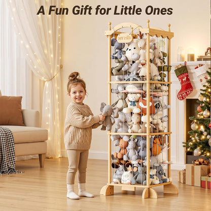 Stuffed Animal Storage Plushies Organizer for Kids Room