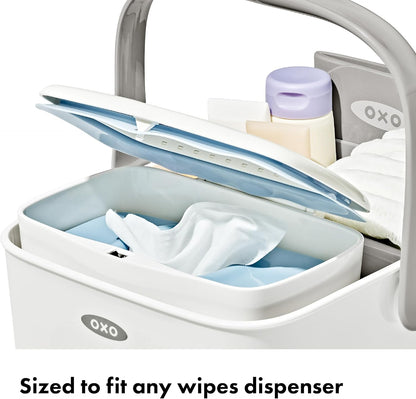 Diaper Caddy with Changing Mat