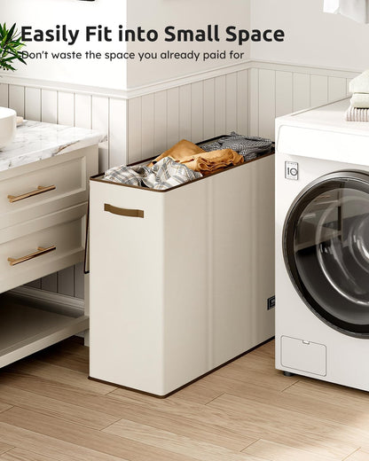 Laundry Hamper 3 section with lid and 3 Pcs Bag, Large Hamper 3 compartment 180L, Laundry Basket Laundry sorter Clothes hamper for Laundryroom Bedroom Blanket Storage Organizer