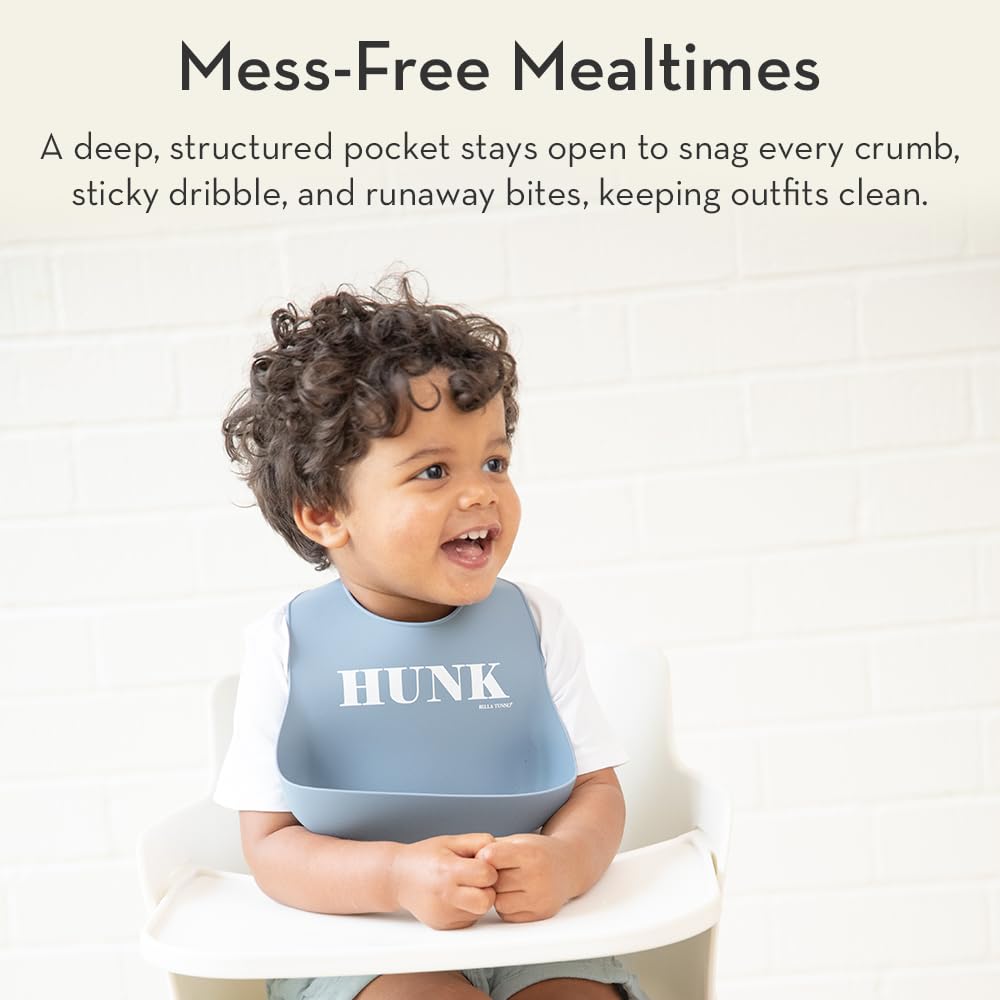 Silicone Baby Bib, Very Busy