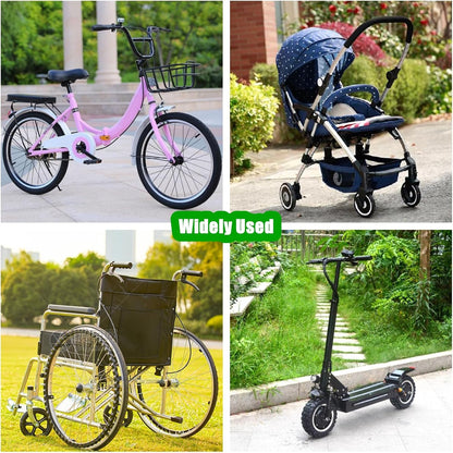 Bike Cup Holder with Phone Keys Holder, Handlebar Water Bottle Cage for E-Bike, Scooter, Stroller, Wheelchair