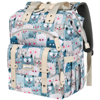 Diaper Bag Backpack, Pink Baby Girls Diaper Bag for Mom, Travel Baby Bags Backpack for Women, Insulated Pockets Portable toddler diaper bag, RFID Anti-Theft Pocket