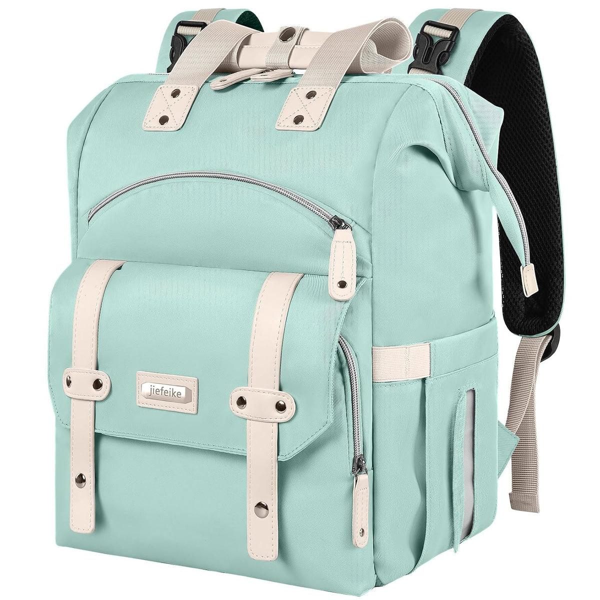 Diaper Bag Backpack, Pink Baby Girls Diaper Bag for Mom, Travel Baby Bags Backpack for Women, Insulated Pockets Portable toddler diaper bag, RFID Anti-Theft Pocket
