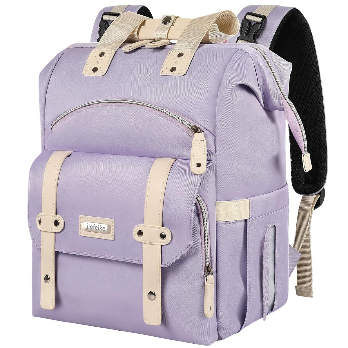 Diaper Bag Backpack, Pink Baby Girls Diaper Bag for Mom, Travel Baby Bags Backpack for Women, Insulated Pockets Portable toddler diaper bag, RFID Anti-Theft Pocket