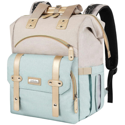 Diaper Bag Backpack, Pink Baby Girls Diaper Bag for Mom, Travel Baby Bags Backpack for Women, Insulated Pockets Portable toddler diaper bag, RFID Anti-Theft Pocket