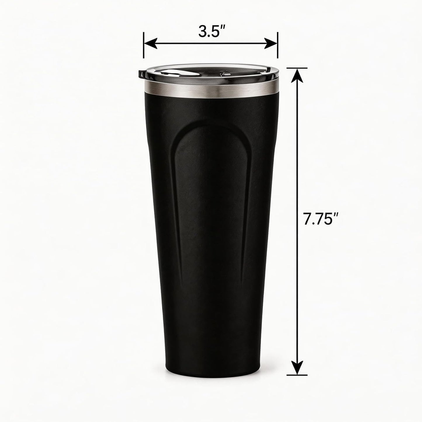 32oz Stainless Steel Insulated Tumbler with Lid, Cup Holder Friendly Travel Coffee Mug, Reusable Water Cup for Hot & Cold Drinks, Leak Resistant