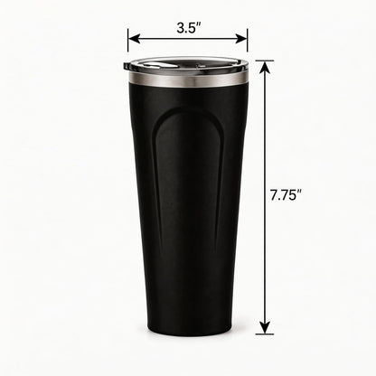 32oz Stainless Steel Insulated Tumbler with Lid, Cup Holder Friendly Travel Coffee Mug, Reusable Water Cup for Hot & Cold Drinks, Leak Resistant