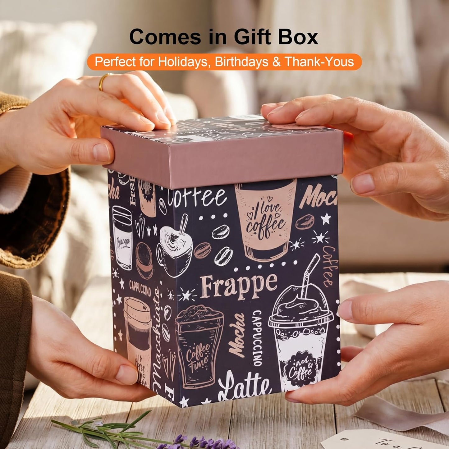 17 oz Ceramic Travel Mug, Microwave & Dishwasher Safe Coffee Cup | Large Capacity Travel Coffee Cup with Lid & Handle for Men Women Home and Office Work