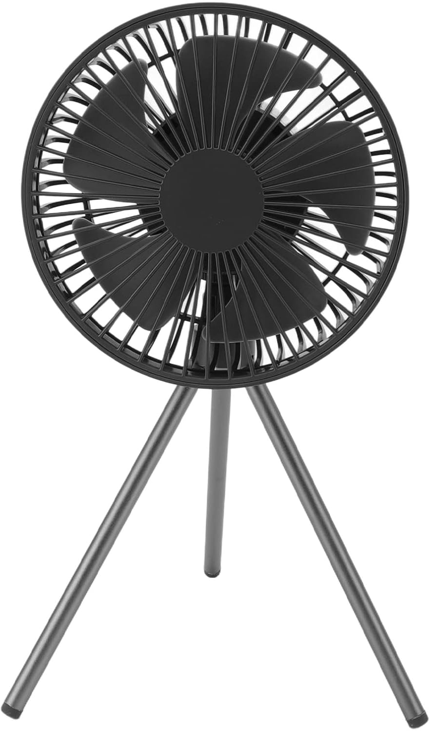 Baby Stroller Fan with Flexible Tripod, Rechargeable Portable Fan, Timing Function 3 Speed, Power Bank for Outdoor Travel (Gray)
