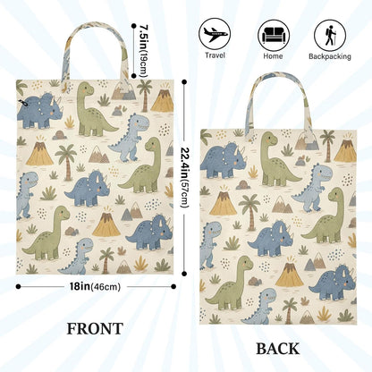 Dinosaur Tree Waterproof Travel Laundry Bag Washable 2 Pack