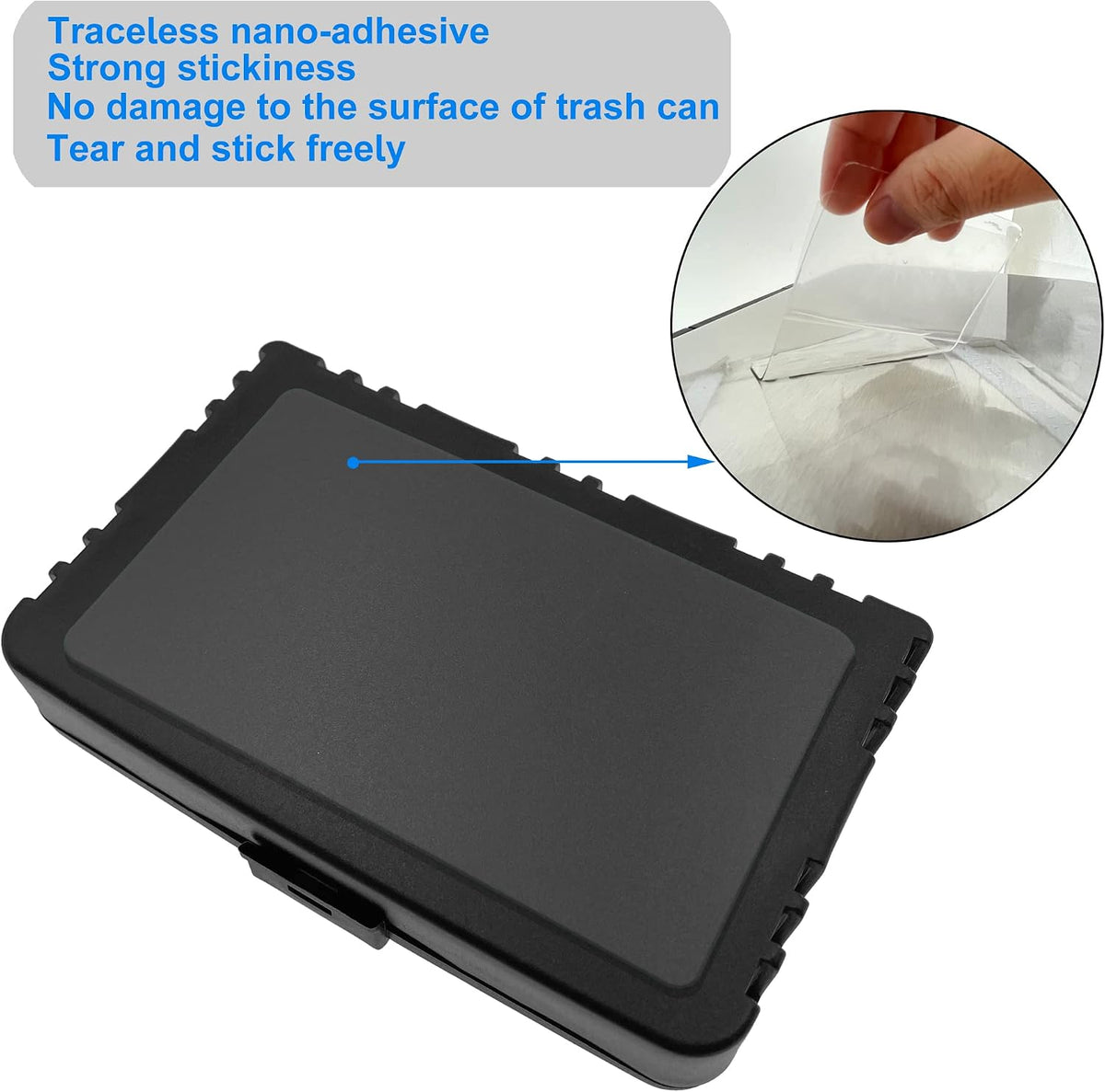Trash Can Deodorizer Kit Stick-On Activated Carbon Odor Eliminator