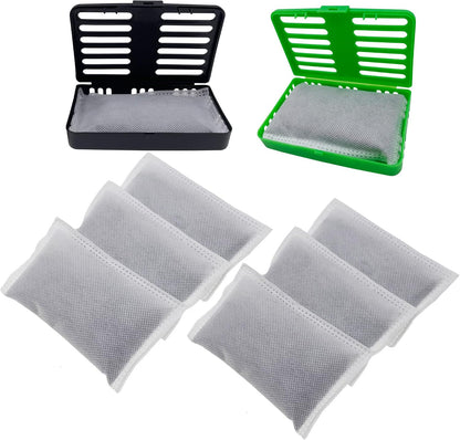 Trash Can Deodorizer Kit Stick-On Activated Carbon Odor Eliminator