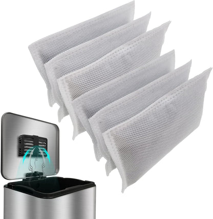 Trash Can Deodorizer Kit Stick-On Activated Carbon Odor Eliminator