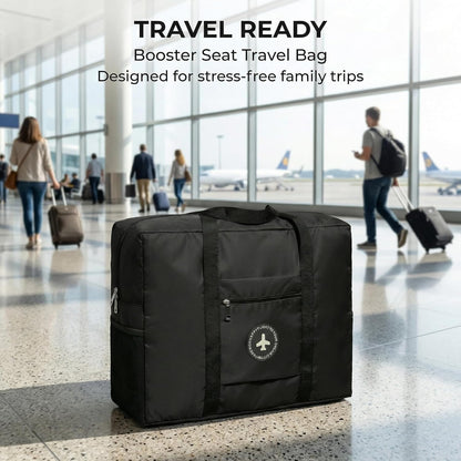 Backless Booster Seat Travel Bag, Black