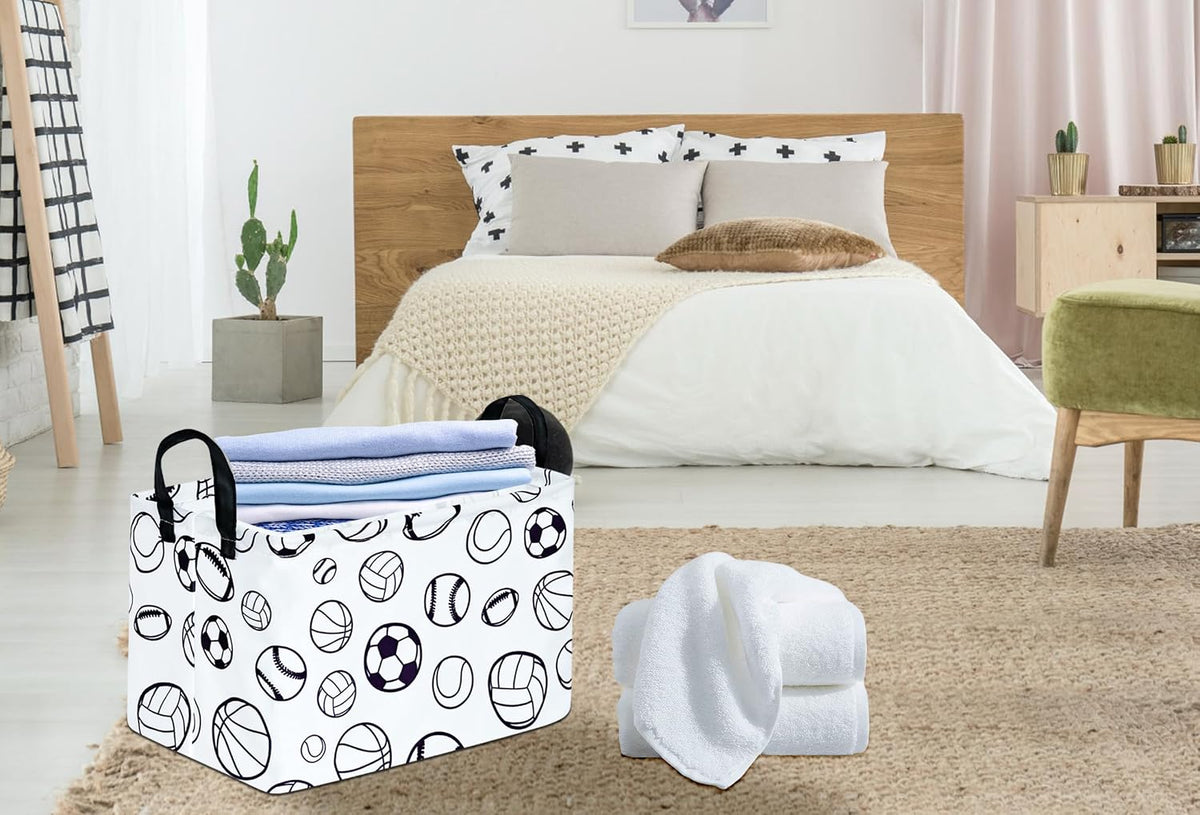 Square Storage Basket Gift Shelf Basket Storage Bin, Nursery Basket Organizer Box for With Handles for Room Deco (Excavator)