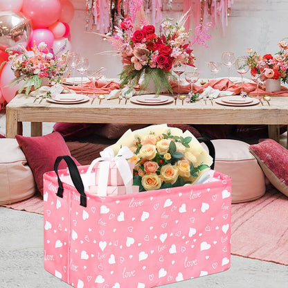 Square Storage Basket Gift Shelf Basket Storage Bin, Nursery Basket Organizer Box for With Handles for Room Deco (Excavator)