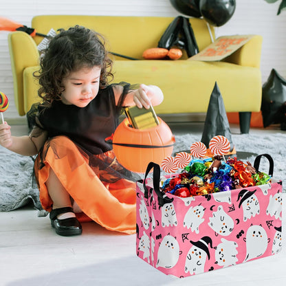 Square Storage Basket Gift Shelf Basket Storage Bin, Nursery Basket Organizer Box for With Handles for Room Deco (Excavator)