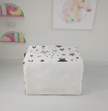 Square Storage Basket Gift Shelf Basket Storage Bin, Nursery Basket Organizer Box for With Handles for Room Deco (Excavator)
