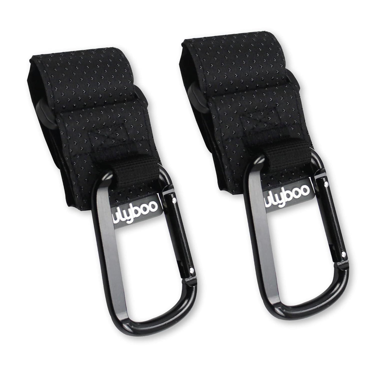 Multi-Use Organizer Hook Clips (2 Pack) - Heavy-Duty for Strollers, Diaper Bags, Purses & Shopping Bags - Easy One-Handed Attachment, Durable & Anti-Slip, Fits All Strollers & Bags