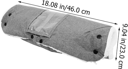 Warm and Windproof Stroller Hand Fleece Gloves Winter Essential for Cold Weather
