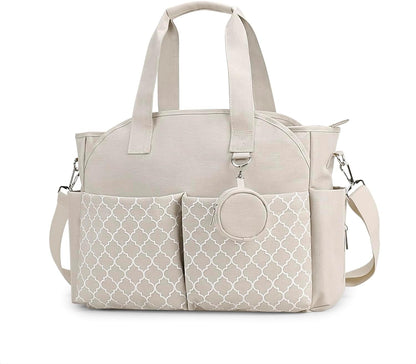 Diaper Bag Tote with Changing Station Upgrade Multi-Function Baby Bag with Adjustable Shoulder Strap