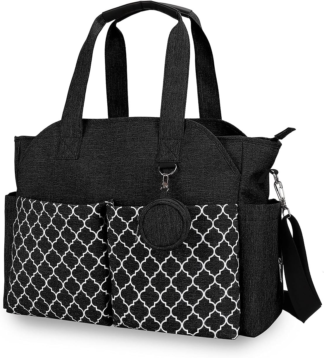 Diaper Bag Tote with Changing Station Upgrade Multi-Function Baby Bag with Adjustable Shoulder Strap