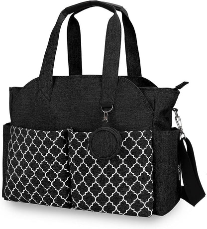 Diaper Bag Tote with Changing Station Upgrade Multi-Function Baby Bag with Adjustable Shoulder Strap