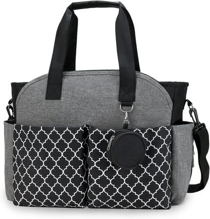 Diaper Bag Tote with Changing Station Upgrade Multi-Function Baby Bag with Adjustable Shoulder Strap