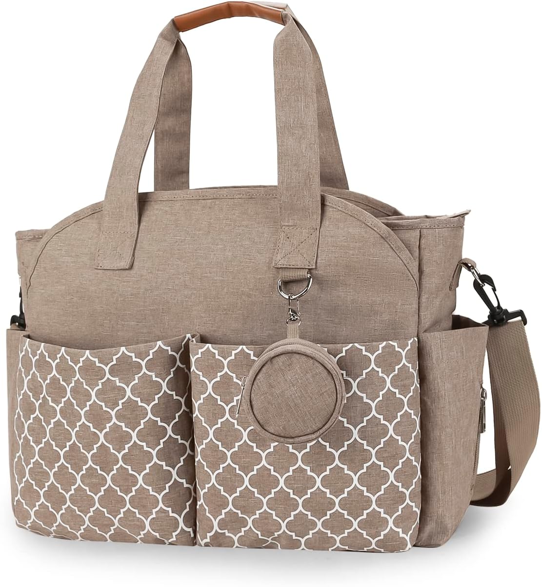 Diaper Bag Tote with Changing Station Upgrade Multi-Function Baby Bag with Adjustable Shoulder Strap