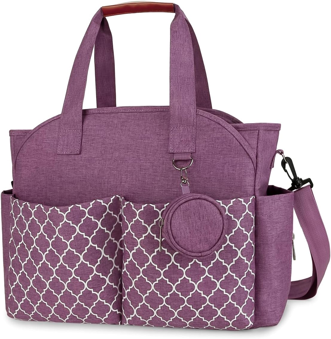 Diaper Bag Tote with Changing Station Upgrade Multi-Function Baby Bag with Adjustable Shoulder Strap